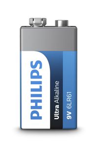 Philips batterij 9 Volt Ultra Alkaline 6LR61 9V