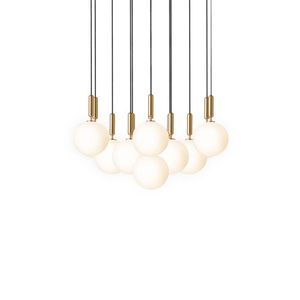 Nuura Miira 13 Large Hanglamp - Messing - Wit