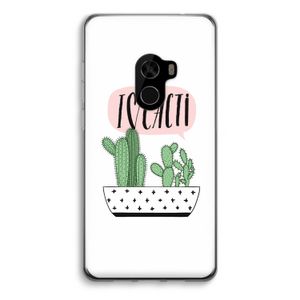 I love cacti: Xiaomi Mi Mix 2 Transparant Hoesje