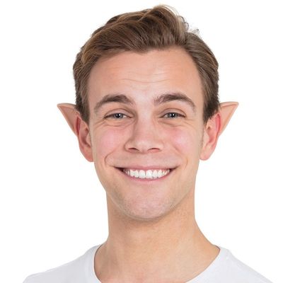 2x stuks elfen puntoortjes voor volwassenen 2x stuks elfen puntoortjes voor volwassenen