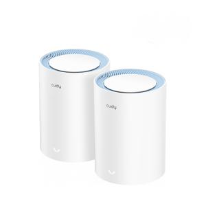 Cudy M1200 2-PACK mesh-wifi-systeem Dual-band (2.4 GHz / 5 GHz) Wi-Fi 5 (802.11ac) Wit 1 Intern