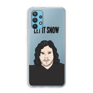 Let It Snow: Samsung Galaxy A32 4G Transparant Hoesje