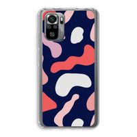 Memphis Shapes Pink: Xiaomi Redmi Note 10S Transparant Hoesje