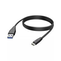 Hama 00201597 USB-kabel 3 m USB 2.0 USB C USB A Zwart - thumbnail