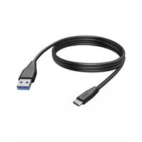 Hama USB-Kabel, USB-A naar USB-C, 3 m Oplader Zwart Hama USB-Kabel, USB-A naar USB-C, 3 m Oplader Zwart