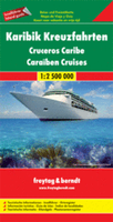 Wegenkaart - landkaart Caribbean Cruises - Cruises in Caraibisch Gebie