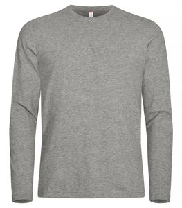 Clique 029358 Premium Fashion-T Lm - Grijsmelange - 4XL