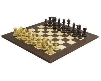 De Lemington Rozenhout Palisander Schaakset