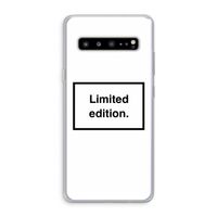 Limited edition: Samsung Galaxy S10 5G Transparant Hoesje
