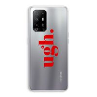 Ugh: Oppo A95 5G Transparant Hoesje
