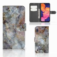 Samsung Galaxy A10 | Bookcase | Marmer Grijs