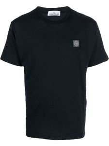 Stone Island t-shirt à logo imprimé - Bleu