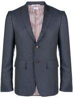 Thom Browne blazer à simple boutonnage - Bleu