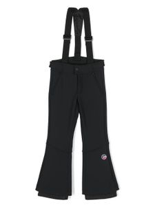 Fusalp Kids pantalon de ski évasé à patch logo - Noir