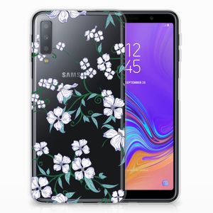 Samsung Galaxy A7 (2018) Uniek TPU Case Blossom White