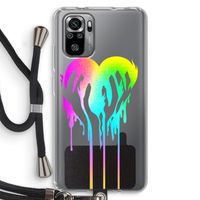 Hold My Heart: Xiaomi Redmi Note 10S Transparant Hoesje met koord