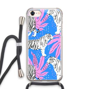 Tijger: iPhone 7 Transparant Hoesje met koord