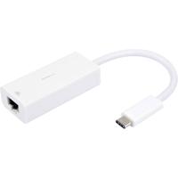 Vivanco USB 2.0 Adapter [1x USB-C stekker - 1x RJ45-bus] CC UC RJ45 10.00 cm - thumbnail