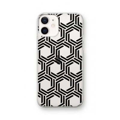 Geometrisch patroon: iPhone 12 Transparant Hoesje