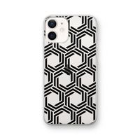 Geometrisch patroon: iPhone 12 Transparant Hoesje
