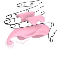 Loveline by Shots Vinger Dubbele Vibrator - Roze - thumbnail