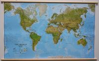 Wereldkaart Environmental, 198 x 123 cm (5425013065450) | Maps International - thumbnail