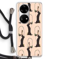 Pop Some Kim: Huawei P50 Pro Transparant Hoesje met koord