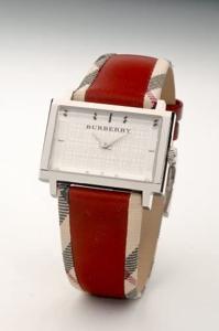 Horlogeband Burberry BU2152 Leder Multicolor 22mm