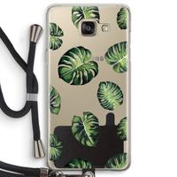 Tropische bladeren: Samsung Galaxy A5 (2016) Transparant Hoesje met koord