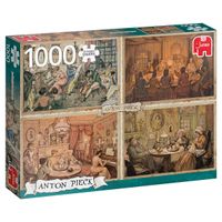 Premium Collection Anton Pieck - Living Room Entertainment 1000 pcs Legpuzzel 1000 stuk(s) Geschiedenis - thumbnail