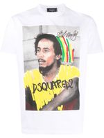 DSQUARED2 t-shirt Bob Marley en coton - Blanc - thumbnail