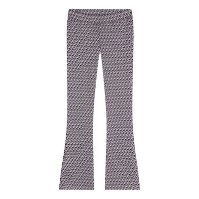 Indian Blue Jeans Meisjes flair broek Fancy Diamond - Paars