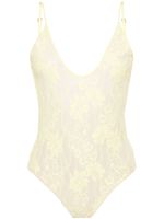 ZIMMERMANN body en dentelle - Jaune