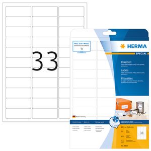 HERMA 8837 printeretiket Wit Zelfklevend printerlabel