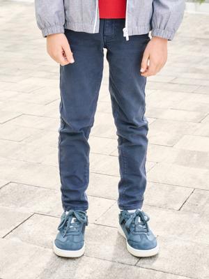Gekleurde slim fit MorphologiK MEDIUM jongens nachtblauw