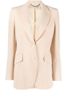 Stella McCartney blazer en laine à simple boutonnage - Tons neutres