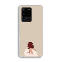I drink wine: Samsung Galaxy S20 Ultra Transparant Hoesje