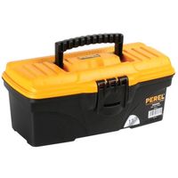 Perel gereedschapskoffer 32 x 16,5 x 13,6 cm zwart/oranje - thumbnail