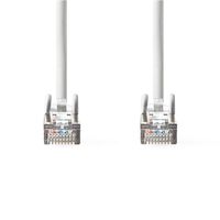 CAT6a-Kabel | SF/UTP | RJ45 Male | RJ45 Male | 7.50 m | Rond | PVC | Wit | Label - thumbnail