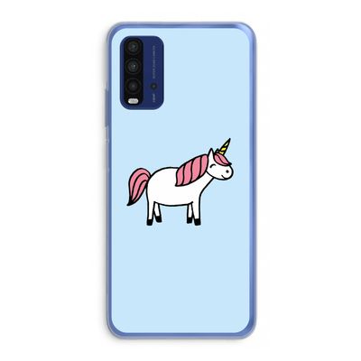 Eenhoorn: Xiaomi Redmi 9T Transparant Hoesje