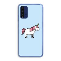 Eenhoorn: Xiaomi Redmi 9T Transparant Hoesje