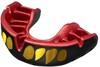 Opro 790018 Gold Ultra Fit Jaws Mouthguard - Black-Red - SR