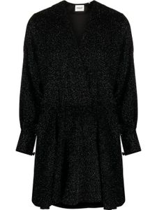 MARANT ÉTOILE robe à fini brillant - Noir