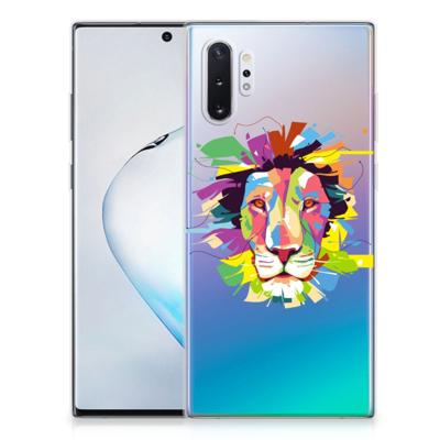 Samsung Galaxy Note 10 Plus Telefoonhoesje met Naam Lion Color Samsung Galaxy Note 10 Plus Telefoonhoesje met Naam Lion Color