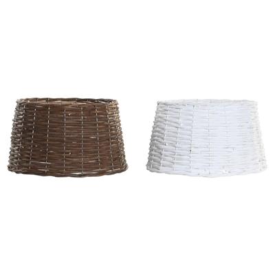 Kerstboomrok DKD Home Decor vlechtwerk (39 x 39 x 22 cm) (2 Stuks)