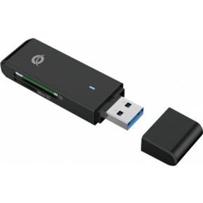 Conceptronic BIAN02B geheugenkaartlezer USB 3.2 Gen 1 (3.1 Gen 1) Type-A Zwart