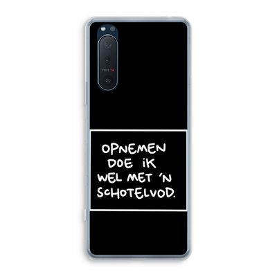 Schotelvod: Sony Xperia 5 II Transparant Hoesje