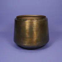 Indigo pot vintage gold 76x62x59