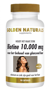 Golden Naturals Biotine 10.000mcg Capsules