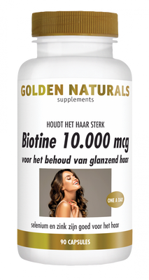 Golden Naturals Biotine 10.000mcg Capsules